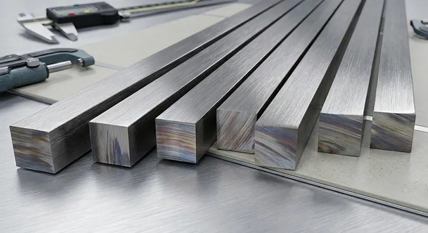 Precision-measured ASTM A276 AISI Stainless Steel 304L Square Bars supplied by Steel House India.